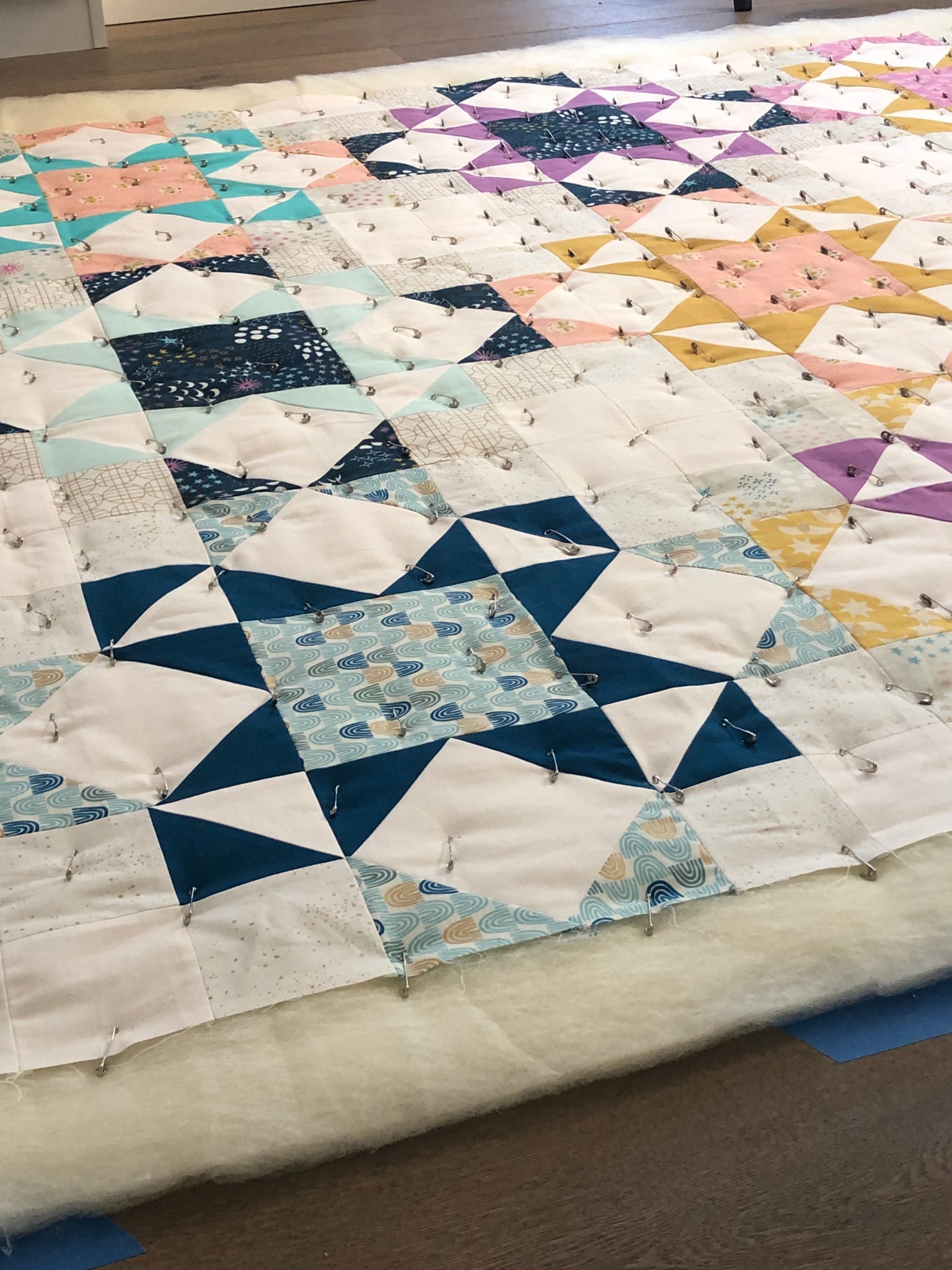 Journey Home Quilt by Blooming Poppies (wool batting)